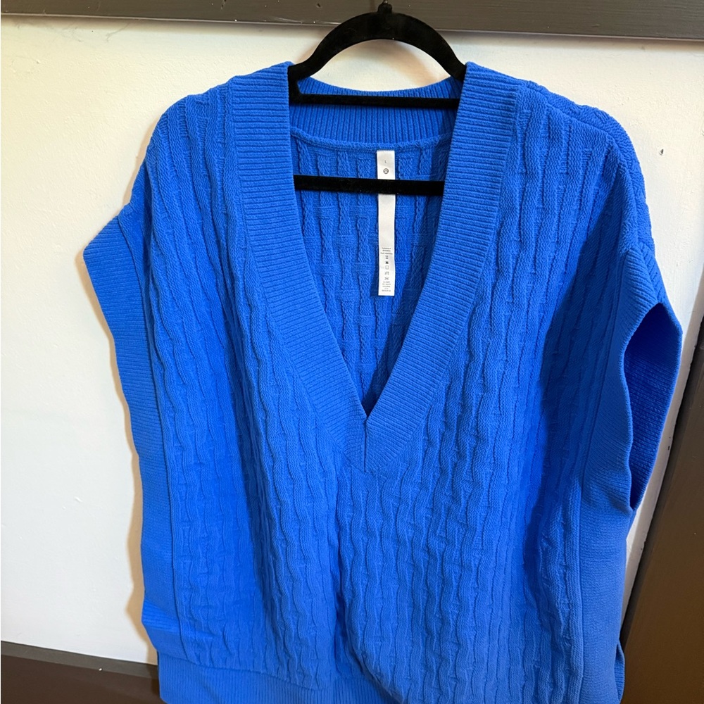 Lululemon Cable-Knit Relaxed-Fit Sweater Vest
